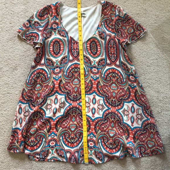 Show me your Mumu Kylie Mini Dress Paisley S - Picture 6 of 8